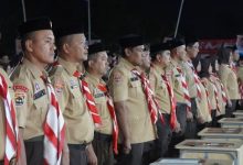 Photo of PRAMUKA MAROS SATUKAN LANGKAH, 876 PENGURUS DARI 14 KECAMATAN RESMI DIKUKUHKAN