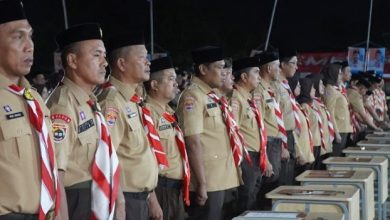 Photo of PRAMUKA MAROS SATUKAN LANGKAH, 876 PENGURUS DARI 14 KECAMATAN RESMI DIKUKUHKAN