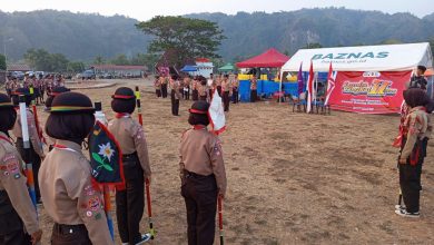 Photo of LT-II PRAMUKA BANTIMURUNG DIIKUTI 64 PENGGALANG, UJI KETERAMPILAN 20 MATA LOMBA